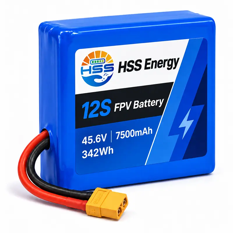 12S 7500mAh FPV-batterij