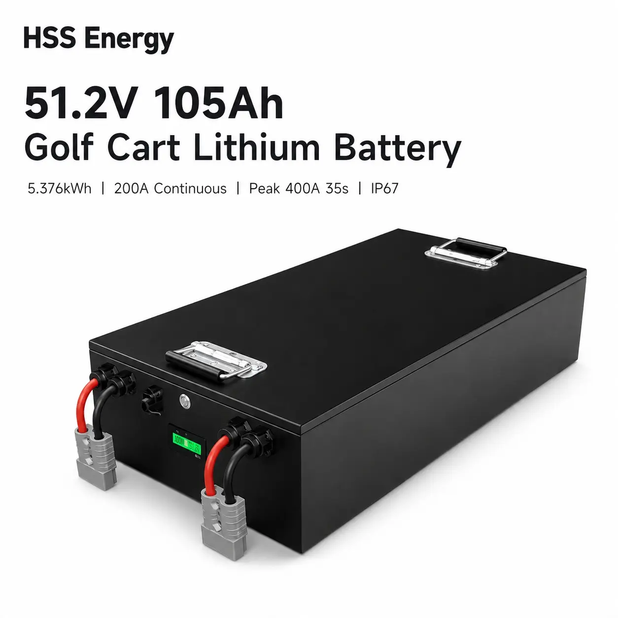 51,2 V 105 Ah lithiumbatterij voor golfkar