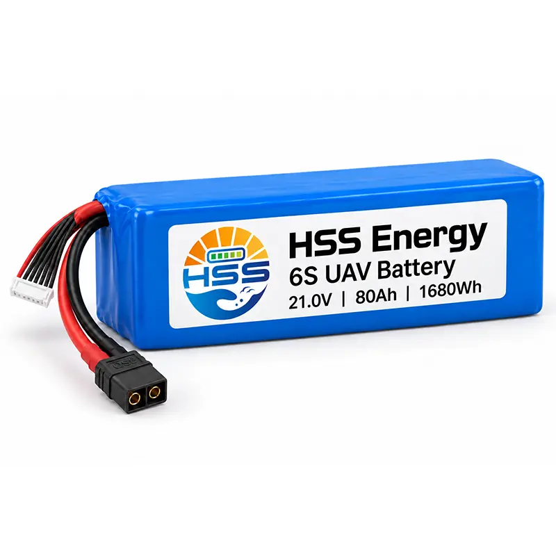 6S 80Ah UAV-dronebatterij
